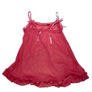Vintage baby doll lingerie mini dress